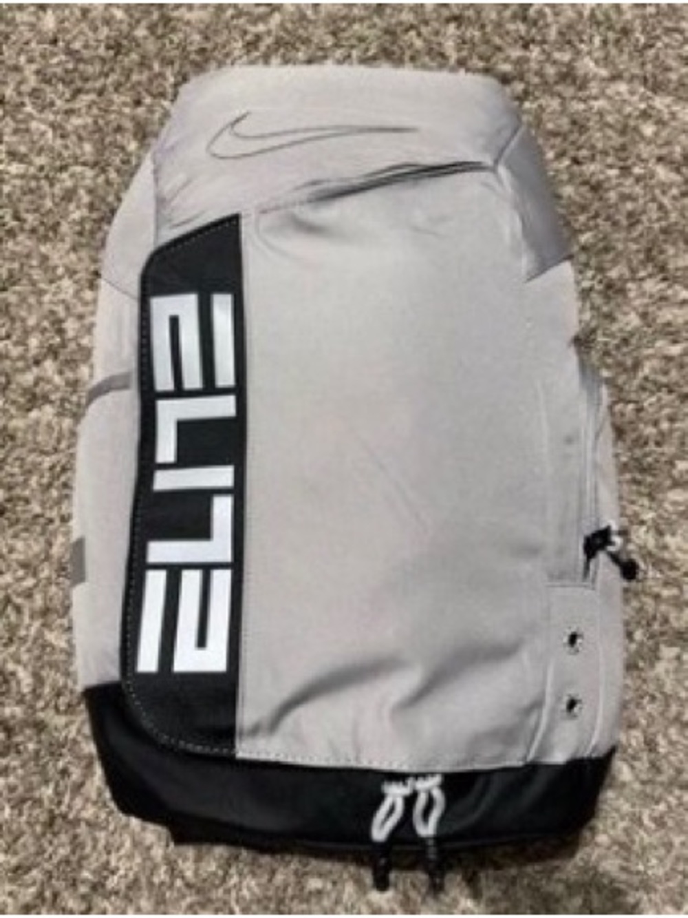 Nike ELITE Gray and Black Backpack
